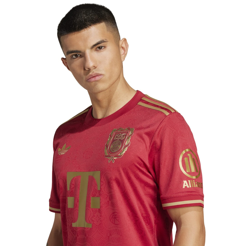 adidas Red Bayern Munich 125th Anniversary Replica Jersey