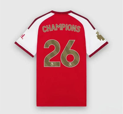 Arsenal Premier League Champions Home Football Shirt