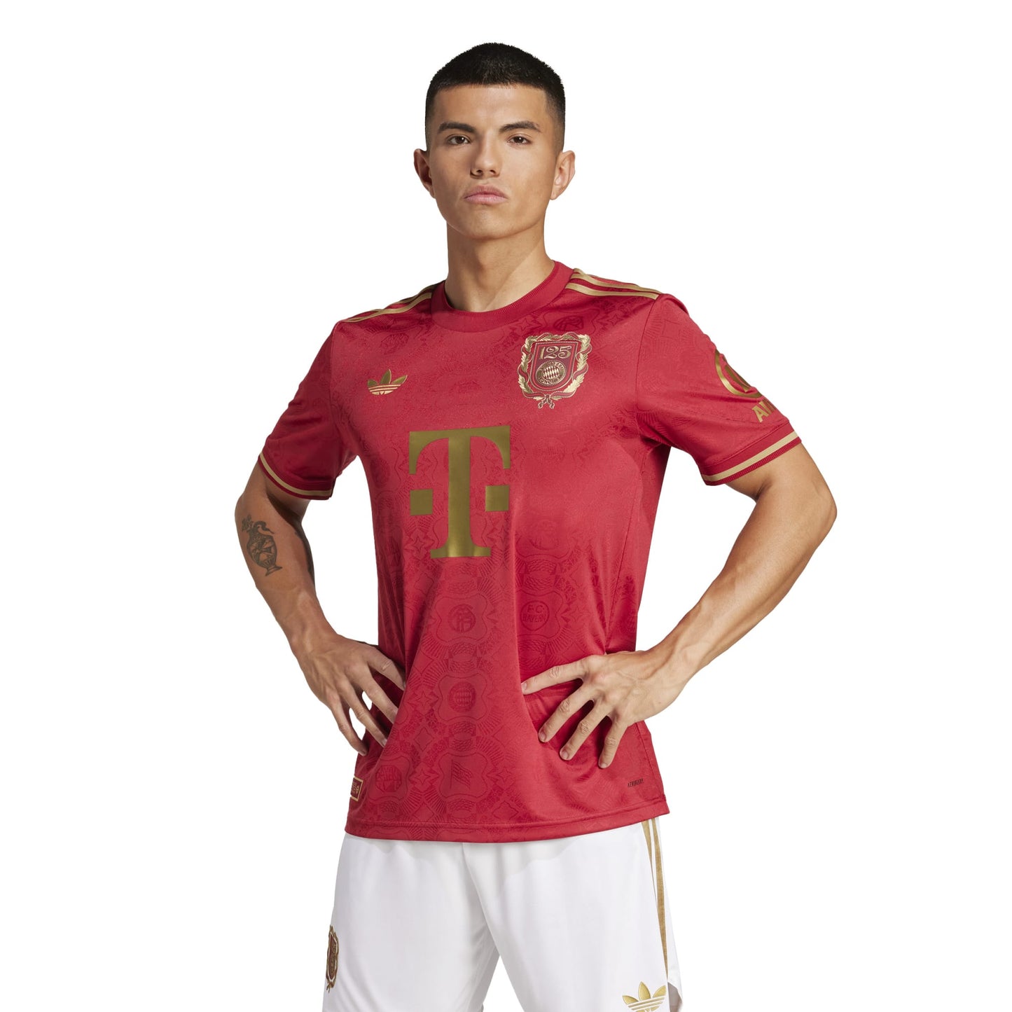 adidas Red Bayern Munich 125th Anniversary Replica Jersey