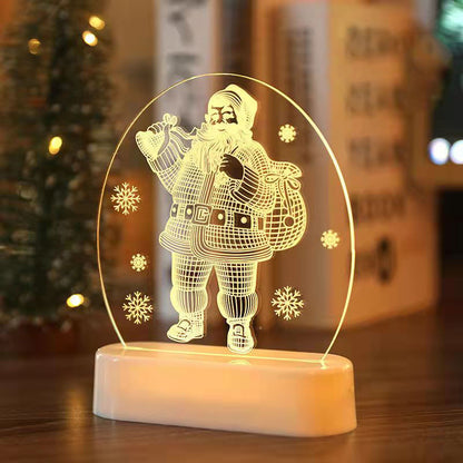 クリスマス3Dナイトライト クリスマスデコレーション