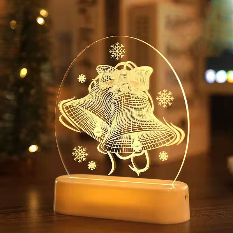 クリスマス3Dナイトライト クリスマスデコレーション