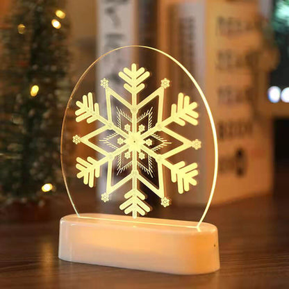 クリスマス3Dナイトライト クリスマスデコレーション