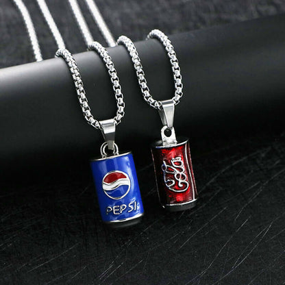 コカ・コーラ ペプシ チェーンネックレス 2個