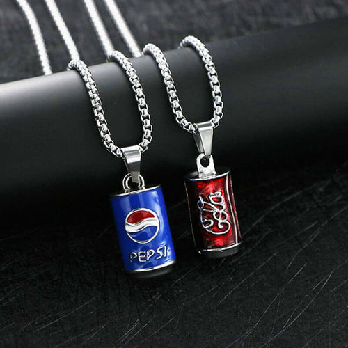 コカ・コーラ ペプシ チェーンネックレス 2個