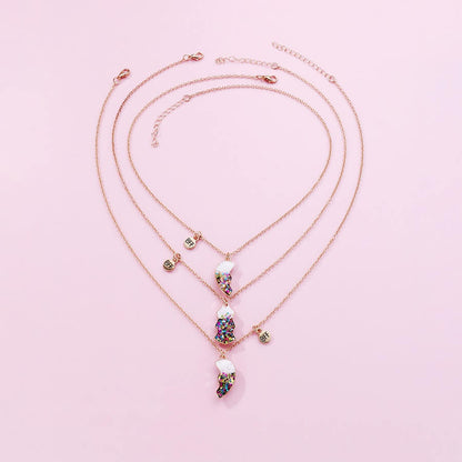 Colorful Magnetic Friendship Necklaces for 3