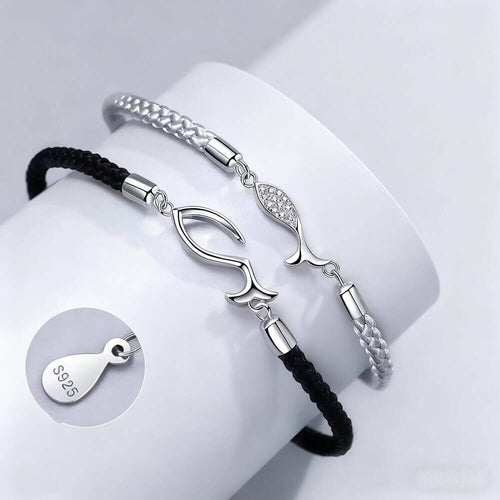 魚カップルブレスレット - お揃いの恋人セット