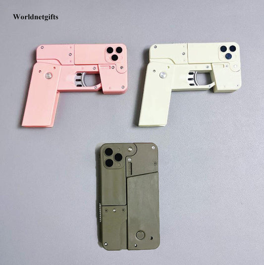 折りたたみ式スマートフォン型ピストルナーフおもちゃ銃
