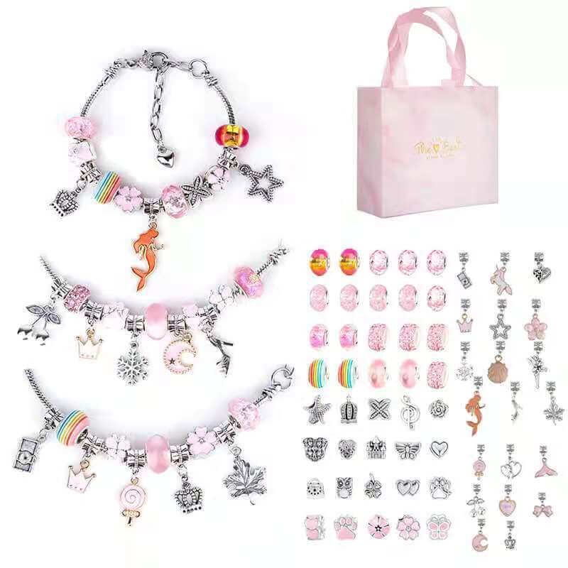 キッズ用ガールズDIYブレスレットキット