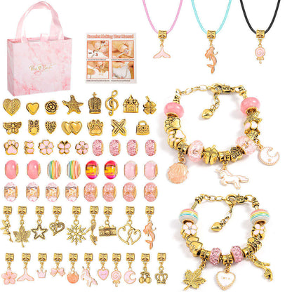 Gold Girls' Childrens DIY Bracelet Kit for Kids