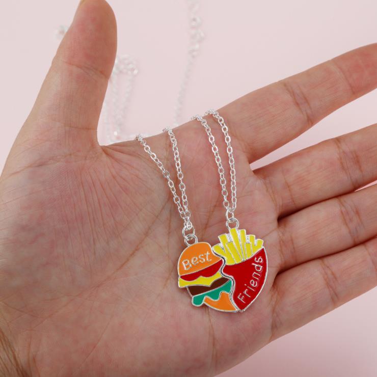 ハンバーガーポテト磁気ネックレス