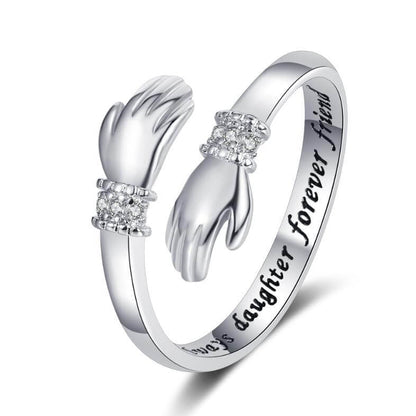 Hug Ring with message