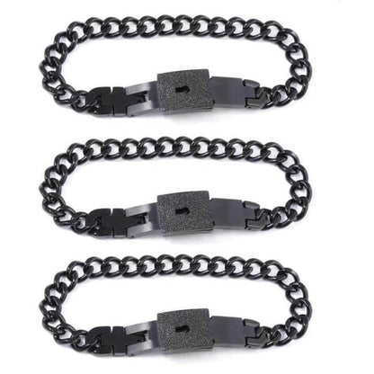 Lock Each Others Bracelets for 3 BFF