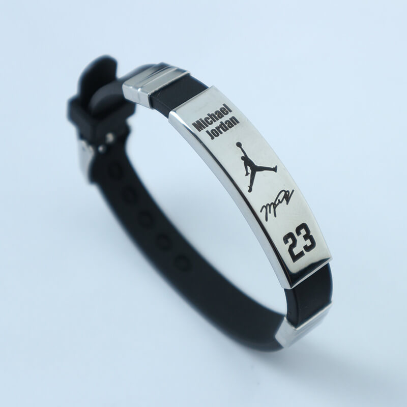 NBA Star Personalized Signature Silicone Bracelet