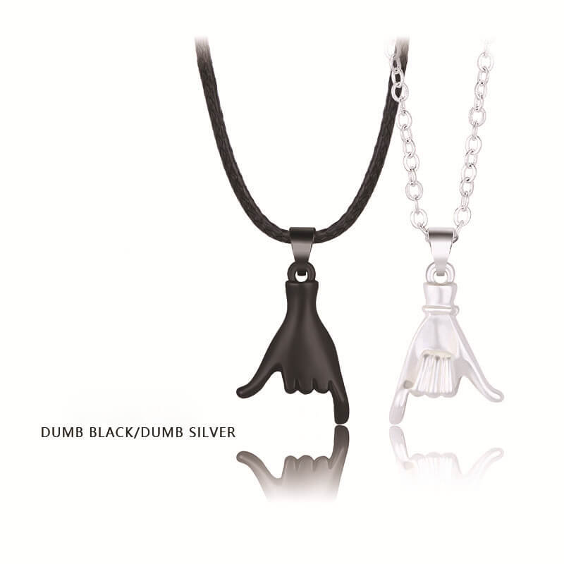 Pinkie Promise Couple Necklaces - Matching Jewelry Set for Couples & Best Friends