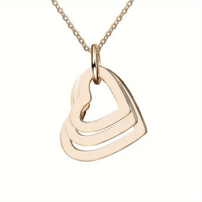 Personalized Heart Necklace Engraved with Family's Names