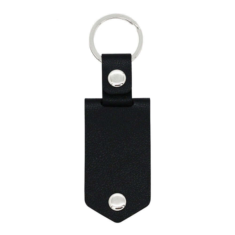 Personalized Leather Keychain with Picture and Text