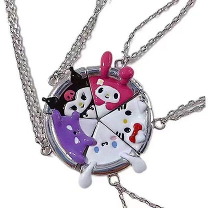 Sanrio Pizza Necklace Magnetic for 5 people