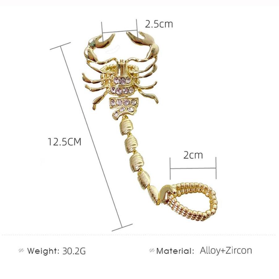 Scorpio ジュエリー、蠍アジャスタブルリング 2.0