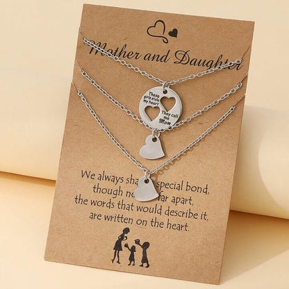 Split Heart Mother-Daughter Necklace Set