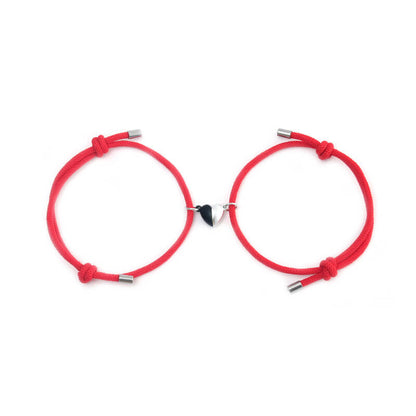 Heart Magnetic Bracelet for Two People