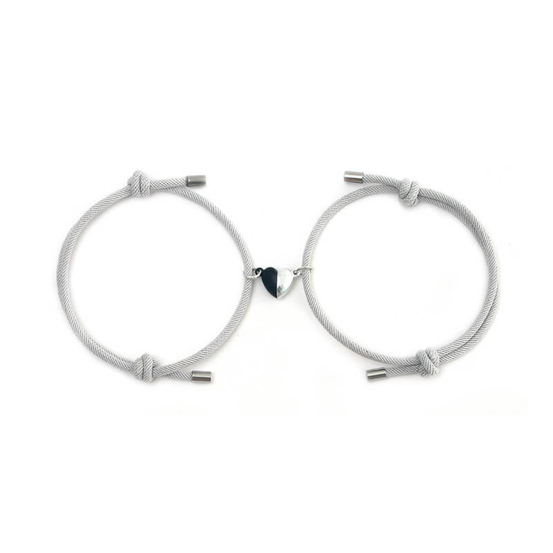 Heart Magnetic Bracelet for Two People