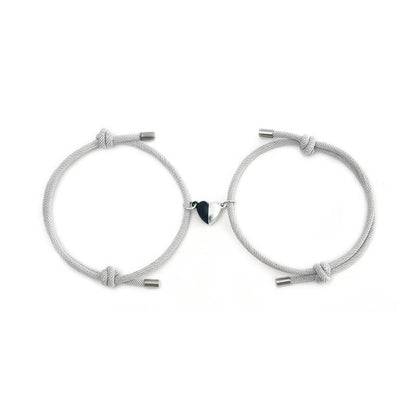 Heart Magnetic Bracelet for Two People