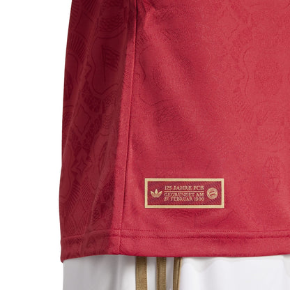 adidas Red Bayern Munich 125th Anniversary Replica Jersey