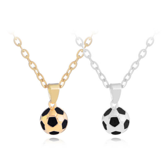 サッカーペンダントネックレス 2個