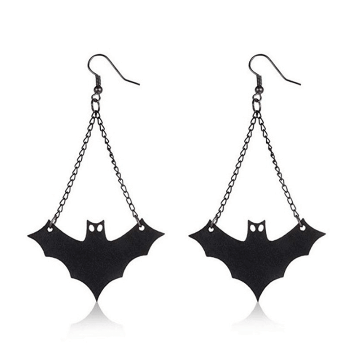 Hanging Bat Earrings