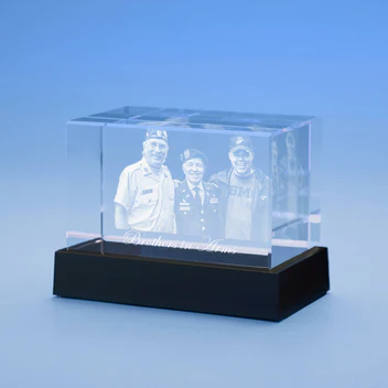 Brick 3D Photo Crystal