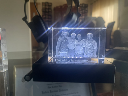 Brick 3D Photo Crystal