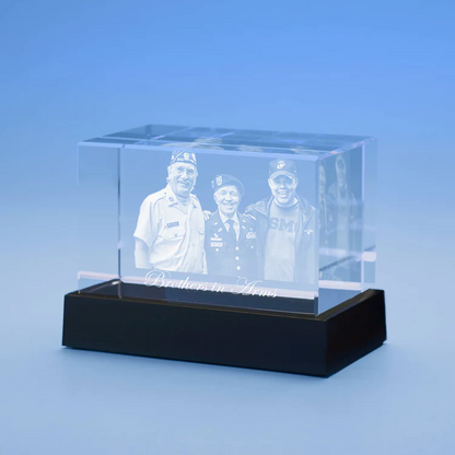 Brick 3D Photo Crystal