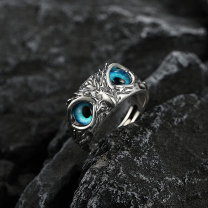 Owl Ring Silver