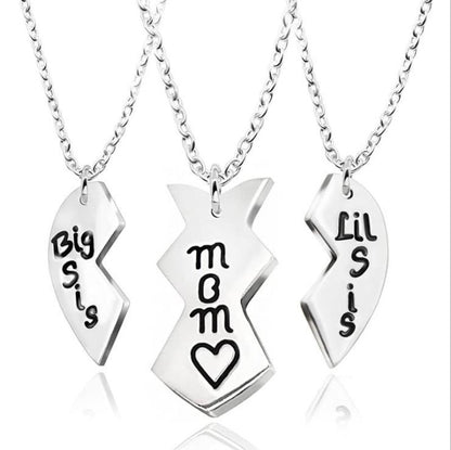 Mother Daughter Necklace Set