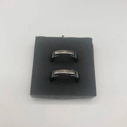 カップル用名前刻印リング2個セット