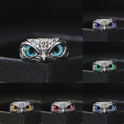Owl Ring Silver