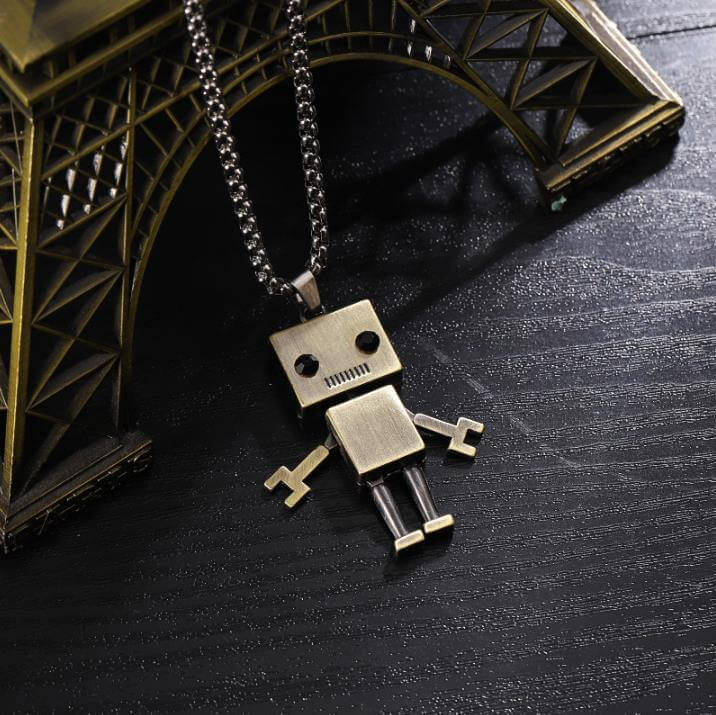ロボット親友ネックレス