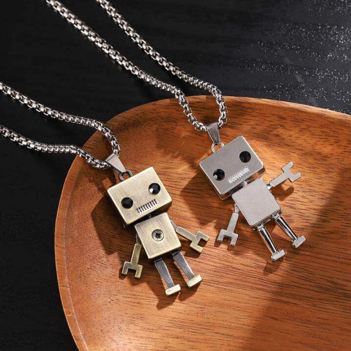 ロボット親友ネックレス