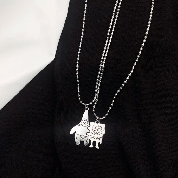 Spongebob And Patrick Friendship Necklaces